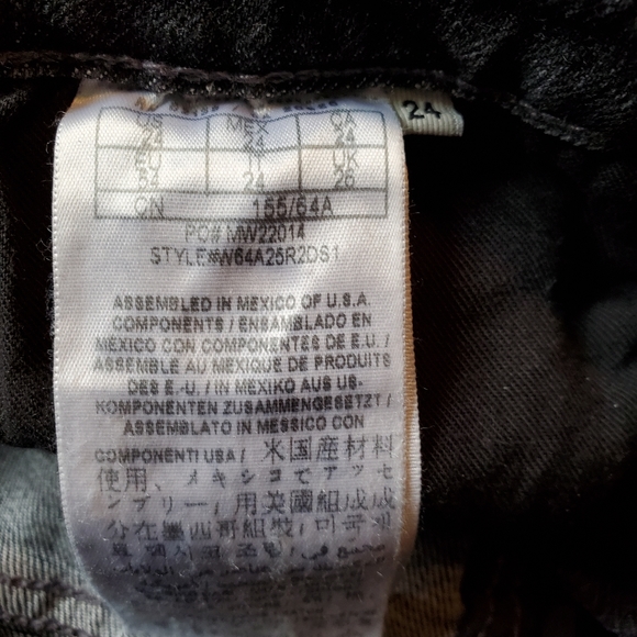 Guess Gray Faded Wash Skinny Stretch Mid to High Rise 1981 Jeans, 24 - Picture 4 of 9